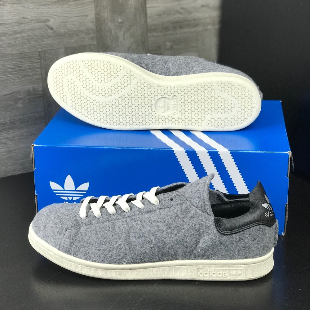 NWT Adidas Stan Smith PC Wolf Grey M - Picture 2 of 8